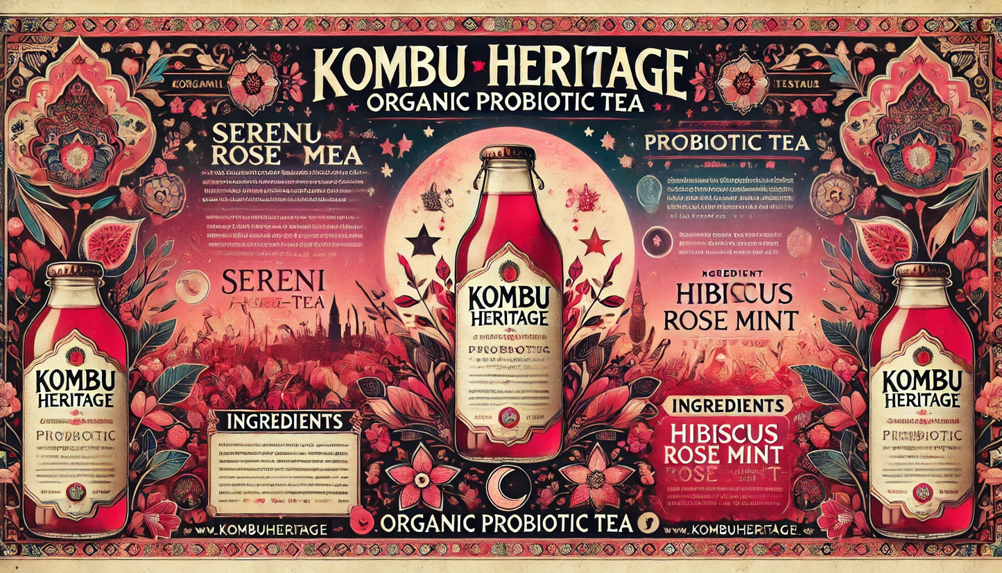 Kombucha (Hibiscus, Rose & Mint)