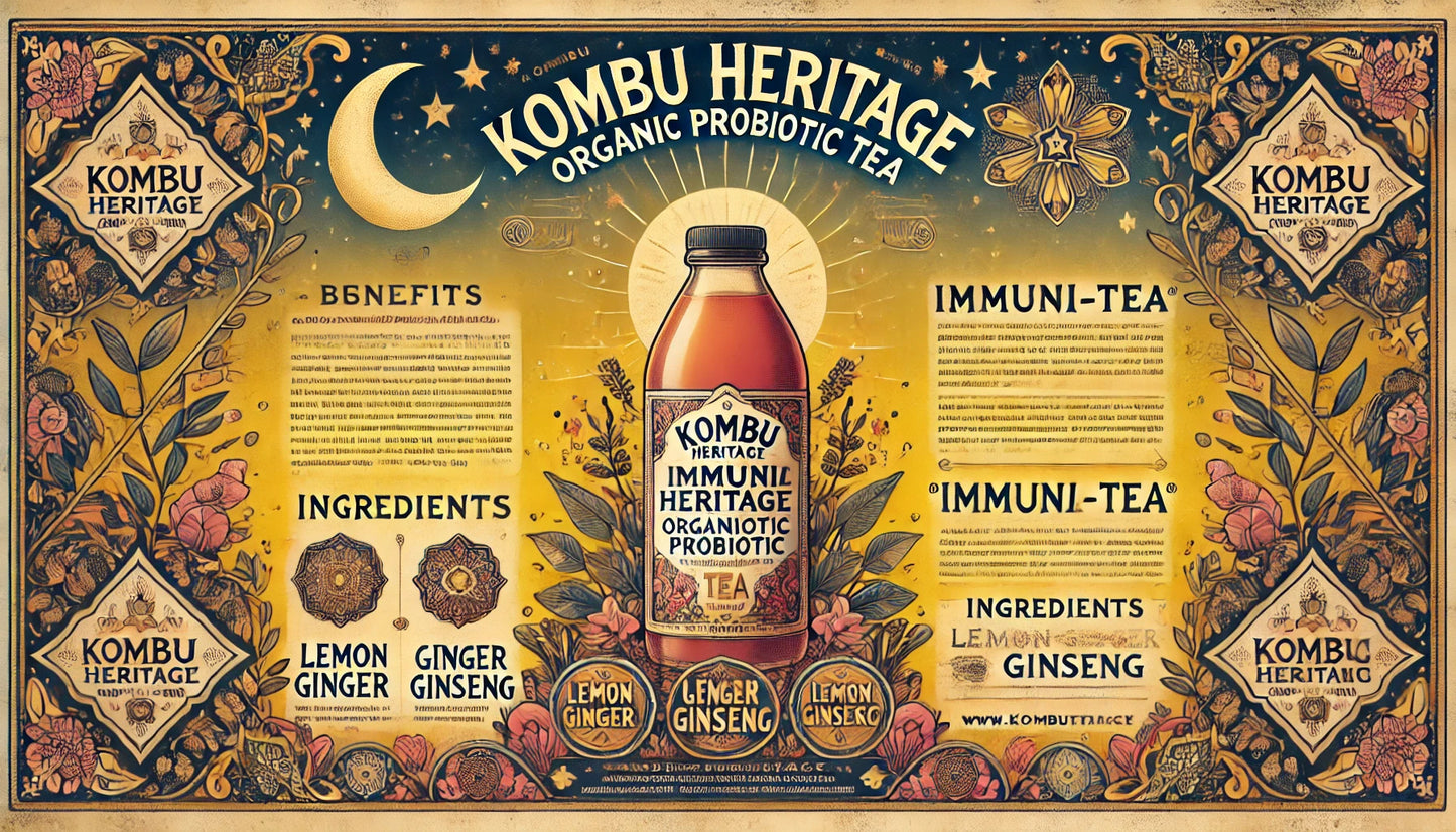 Kombucha (Lemon, Ginger & Ginseng)